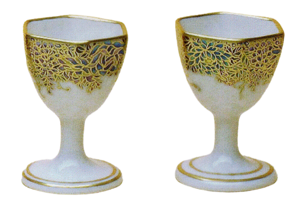 Coupe à saké blanche #04