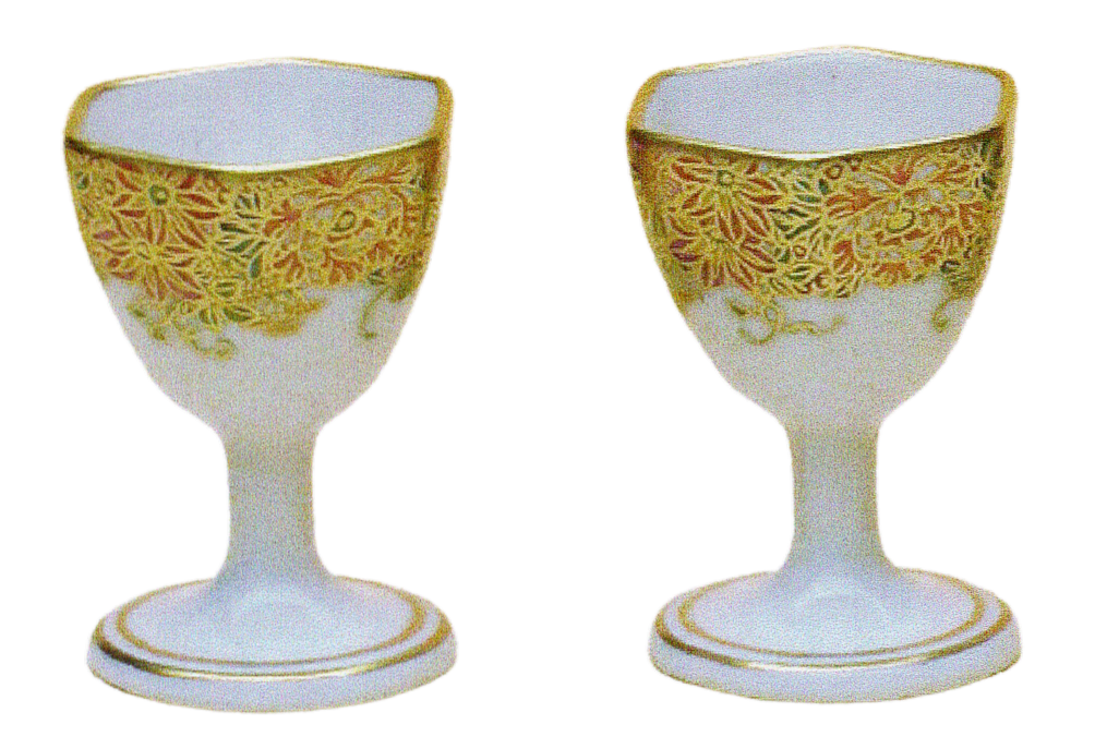 Coupe à saké blanche #04