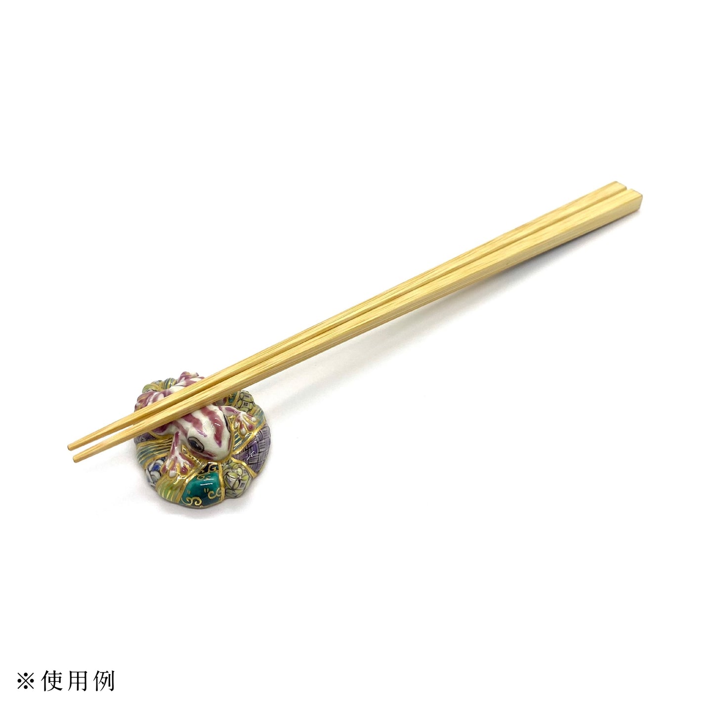 Made-to-Order | Lucky Chopstick Rest – Variabilis Poison Dart Frog Design