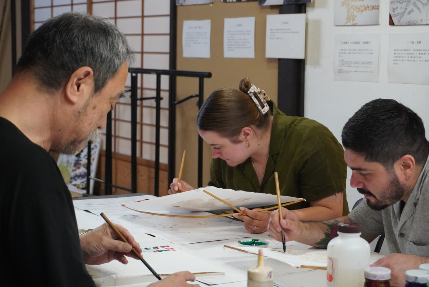 Kyoto-Style Yuzen Dyeing Art in a Historic Machiya Experience