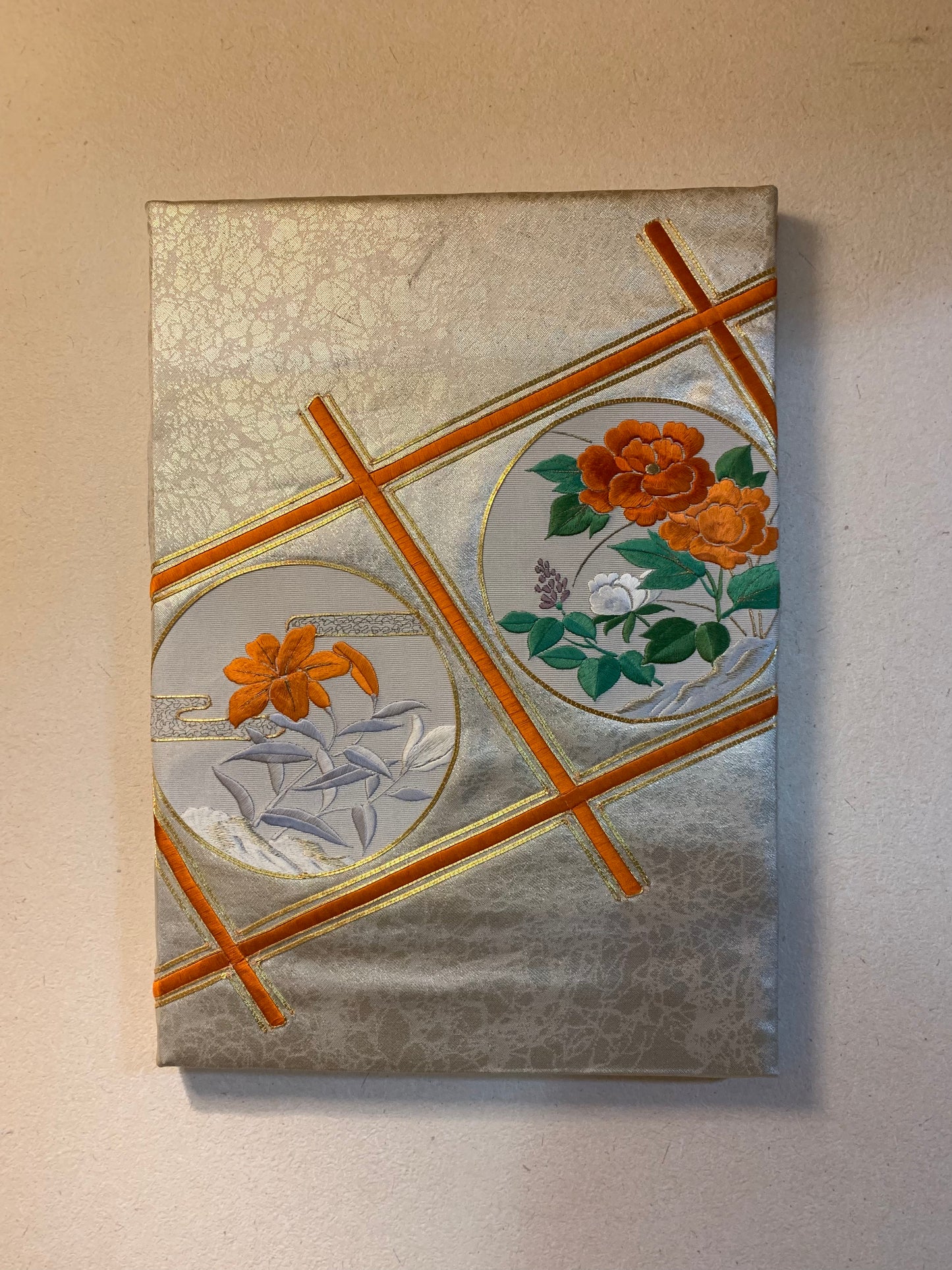 Wall Art made with Kimono / W-1
