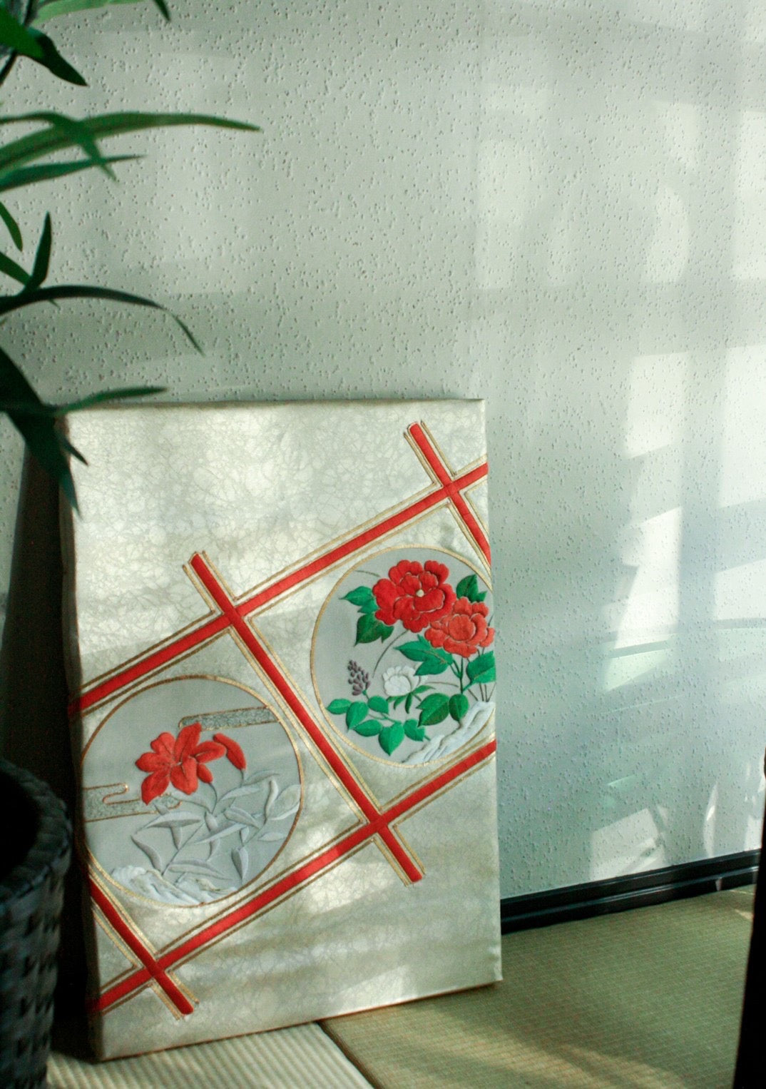 Wall Art made with Kimono / W-1