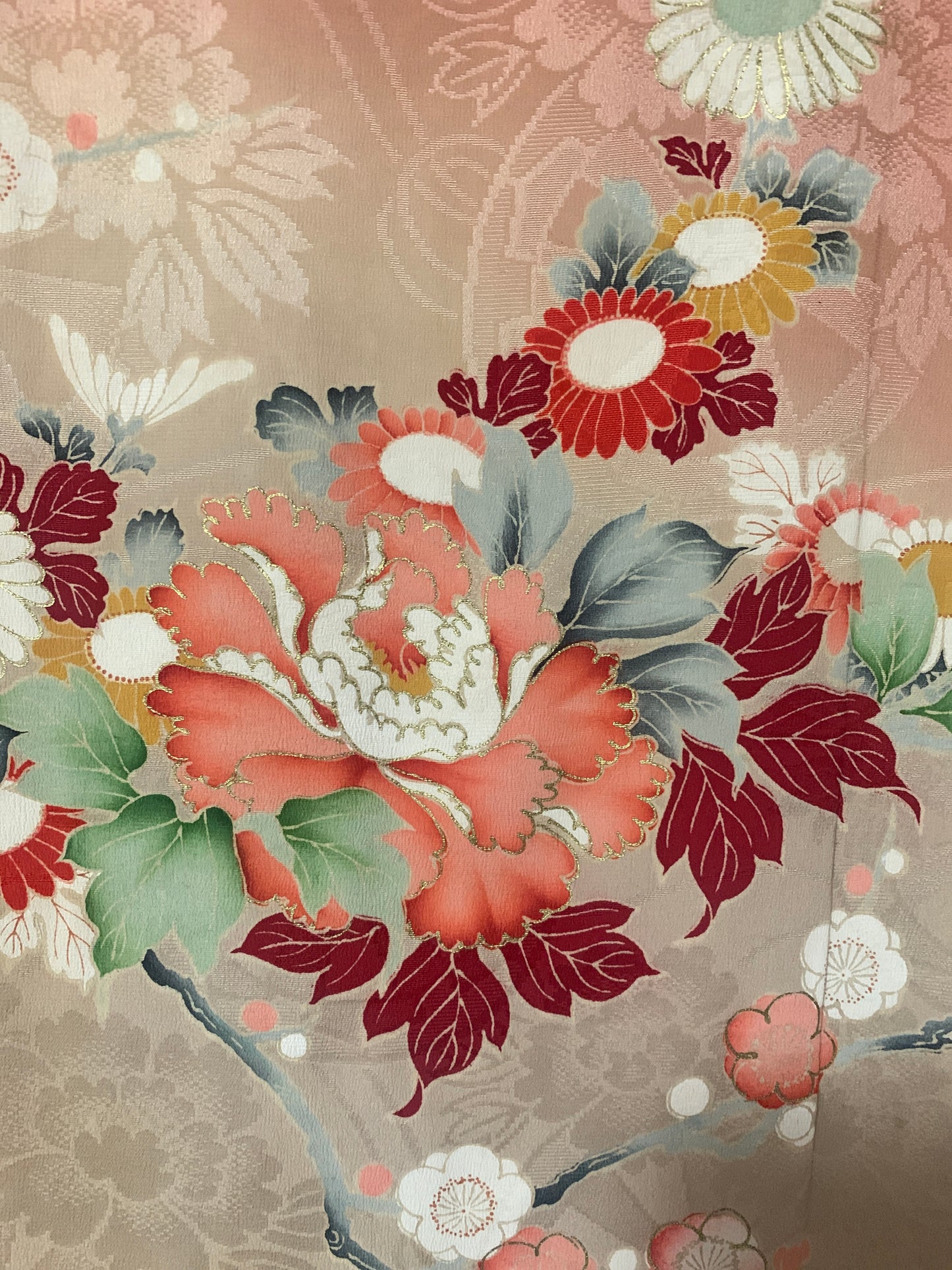 Kimono / Houmongi / Pink / H-1