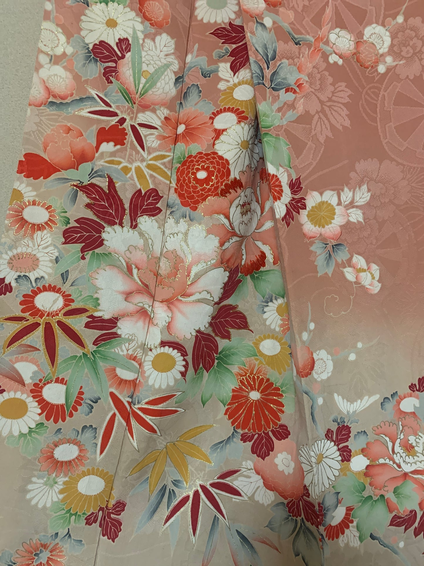 Kimono / Houmongi / Pink / H-1