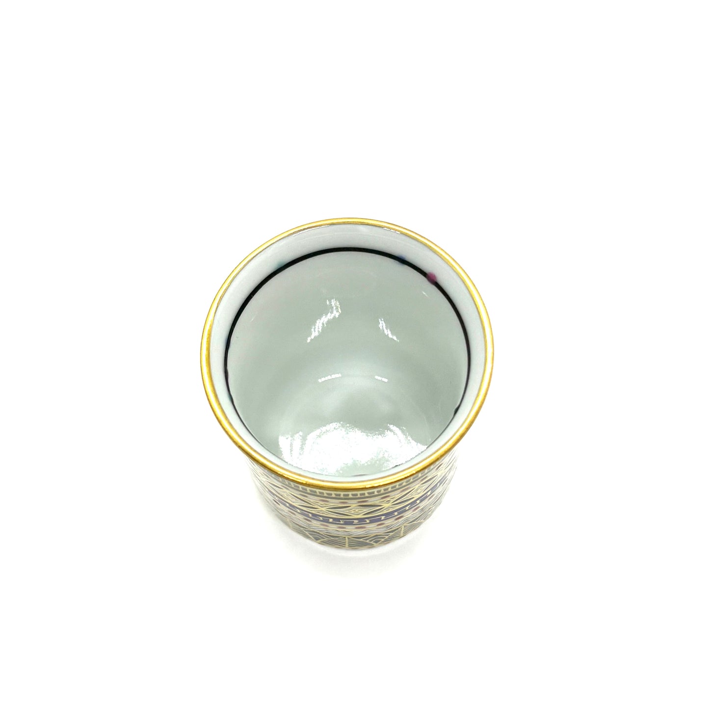 Ochoko – Horizontal Stripe Pattern (Oribe Green)