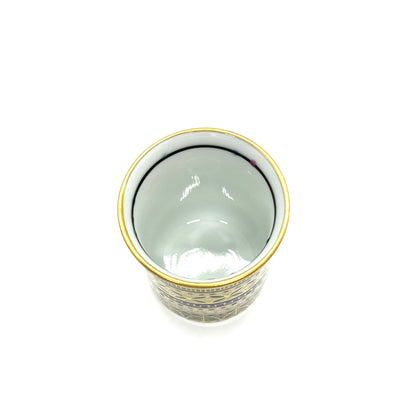 Ochoko – Horizontal Stripe Pattern (Oribe Green)