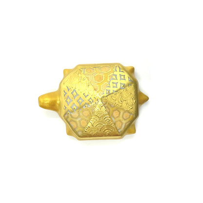 Lucky Chopstick Rest – Turtle with Gold Komon Pattern
