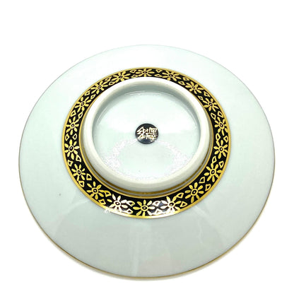 【Made to Order】infini Demitasse Saucer – Horizontal Stripes, Five-Color Design