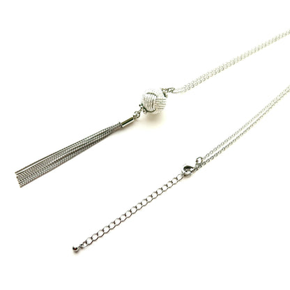 Tamamusubi Y-Necklace – With Elegant Chain Tassel