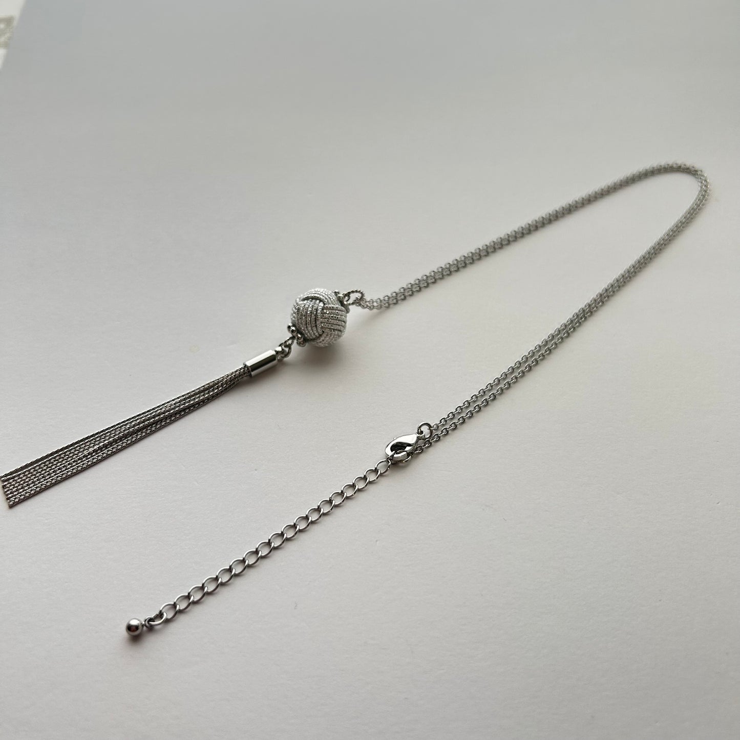 Tamamusubi Y-Necklace – With Elegant Chain Tassel