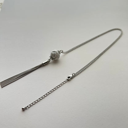 Tamamusubi Y-Necklace – With Elegant Chain Tassel