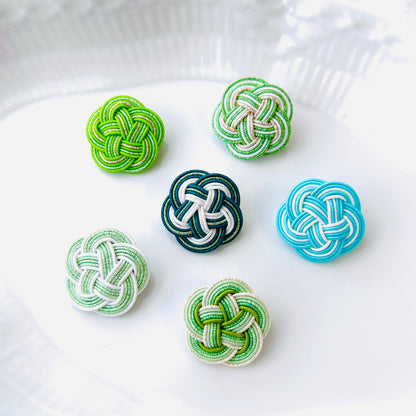 Plum Knot Brooch – Pine, Bamboo, and Plum Series