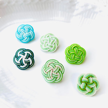 Plum Knot Brooch – Pine, Bamboo, and Plum Series