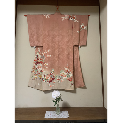 Kimono / Houmongi / Pink / H-1