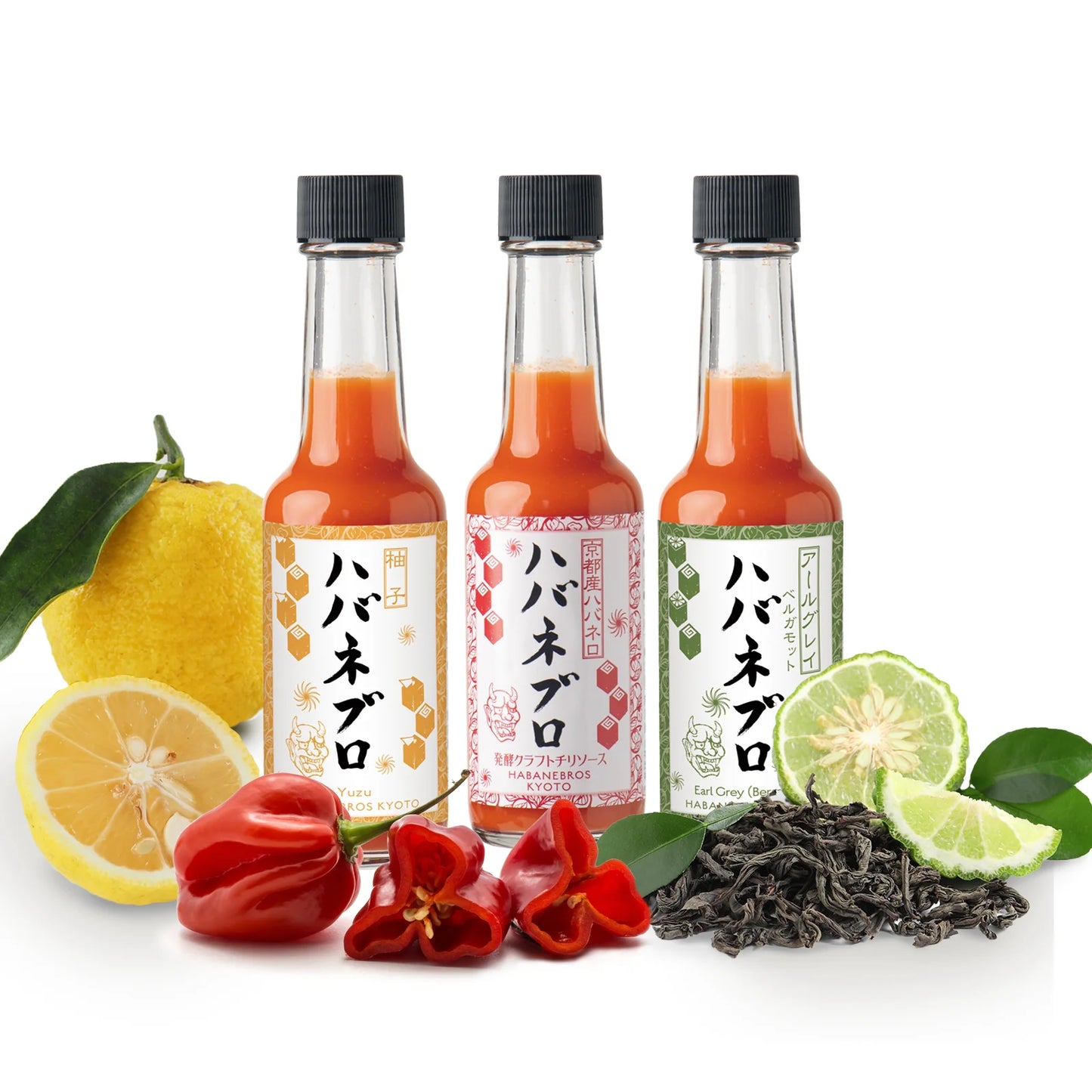 Habanebros' 3 set (Classic, Yuzu, Earl Grey) 60ml x 1