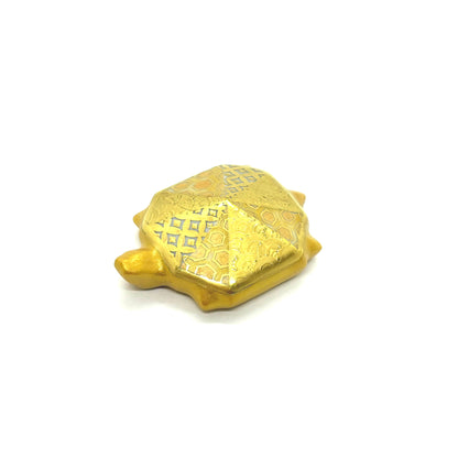 Lucky Chopstick Rest – Turtle with Gold Komon Pattern