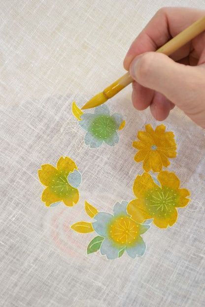 🌸 Hand-Painted Yuzen Dyeing Experience with Uenaka Masashige