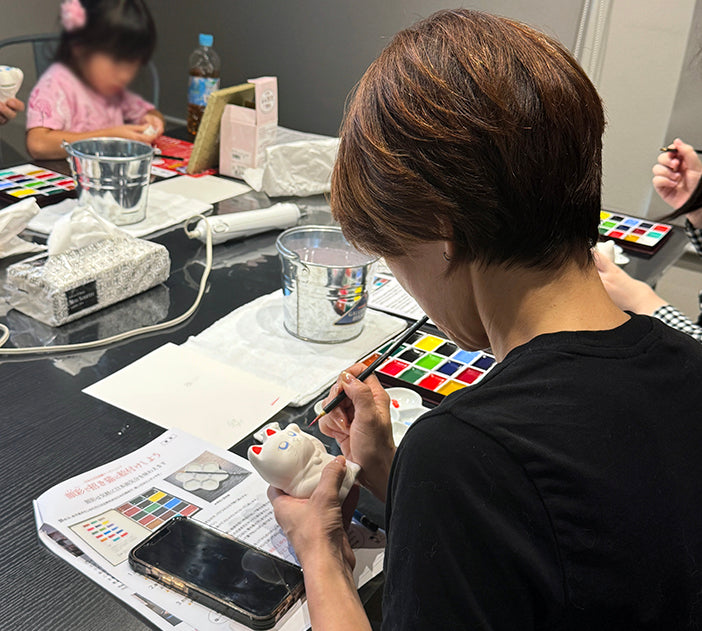 Japanese Pigment Gansai Painting and Meditation workout Experience