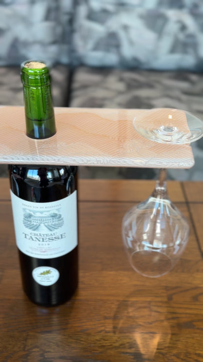 [Wine Stand] Rectangular Type (2 Glass)