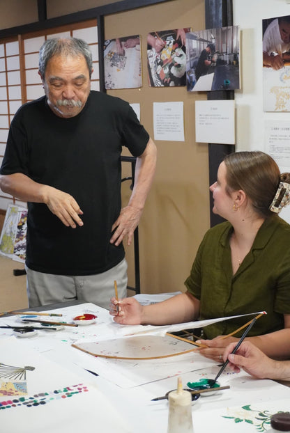 Kyoto-Style Yuzen Dyeing Art in a Historic Machiya Experience