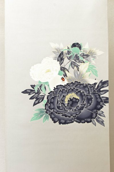 Hand-Painted Yuzen Custom Dyed Obi - By Masashige Uenaka