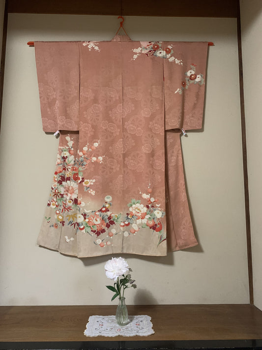 Kimono / Houmongi / Pink / H-1